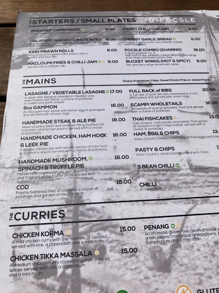 Menu_Focsle Inn_Combe Martin_image_3