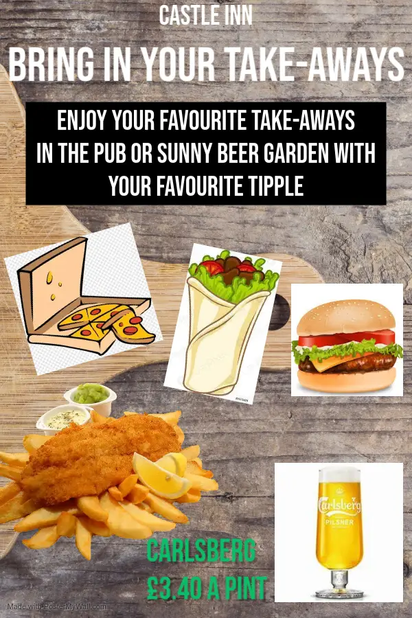 Menu_The Castle Inn, Pub and Beer Garden_Combe Martin_immagine_1