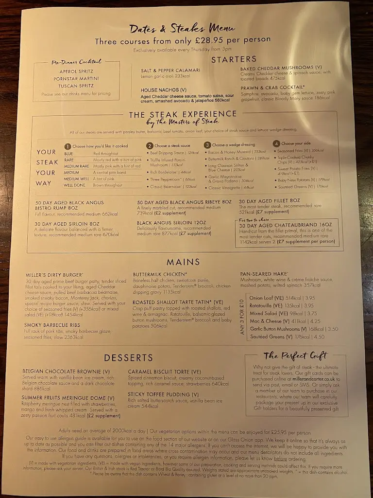 Menu_Miller & Carter Bessacarr_Armthorpe_image_2