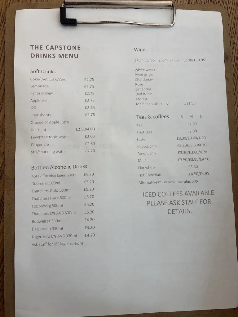 Menu_The Capstone Restaurant_Combe Martin_image_4