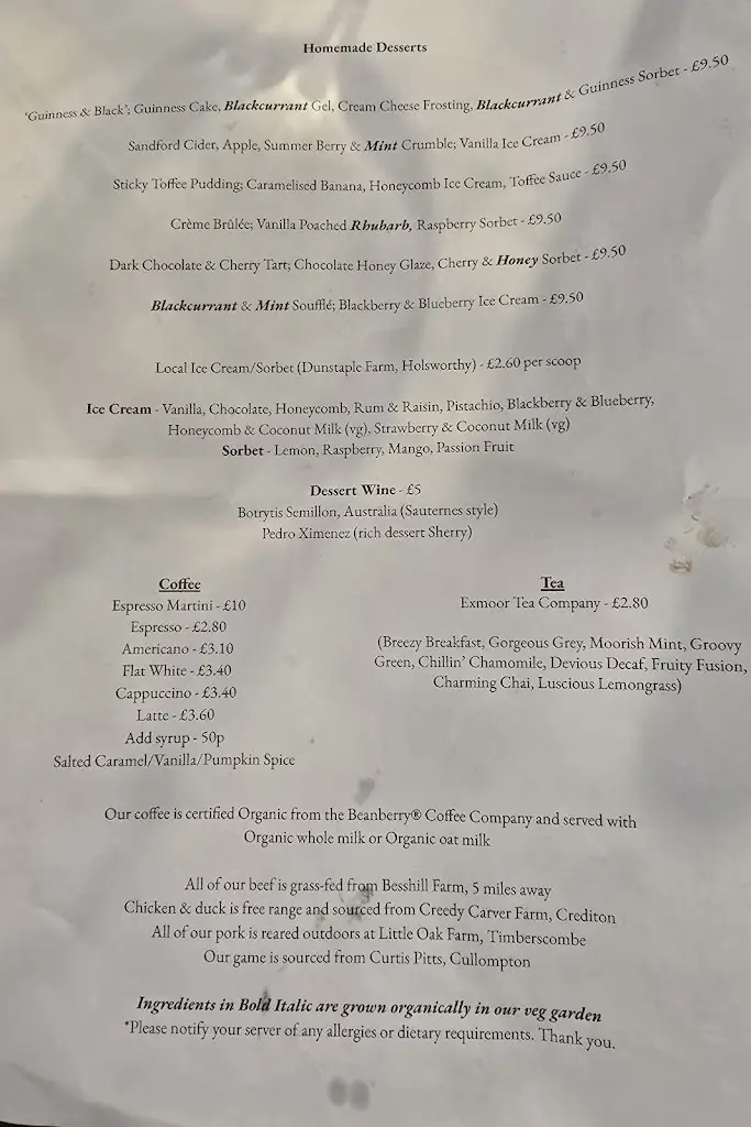 Menu_The Black Venus Inn_Combe Martin_image_3