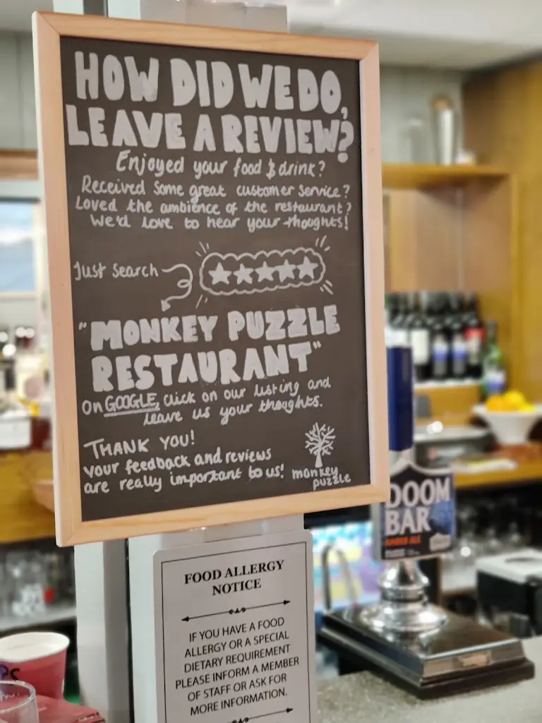 Menu_Monkey Puzzle Restaurant_Combe Martin_image_2