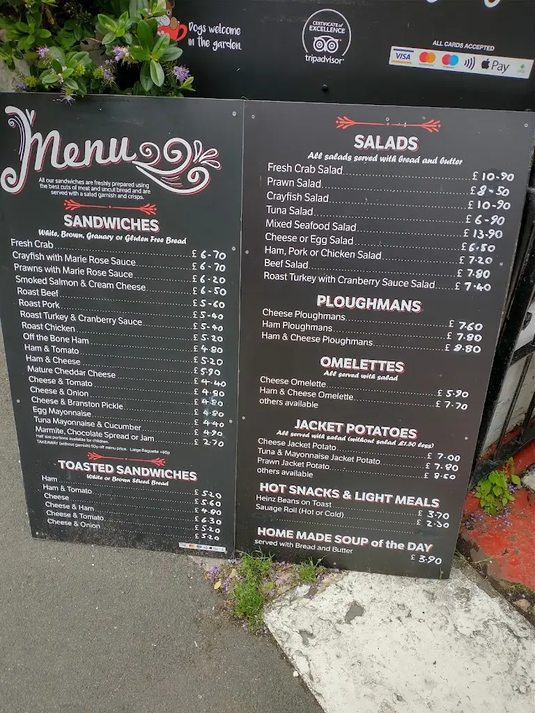 Menu_St James Tea Room_Combe Martin_image_3