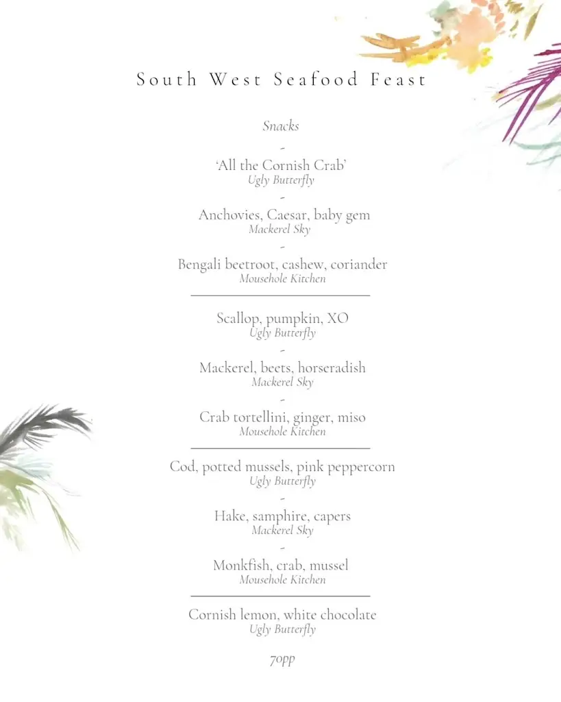 Menu_Ugly Butterfly Restaurant and Bar, Cornwall_Cornwall_image_1