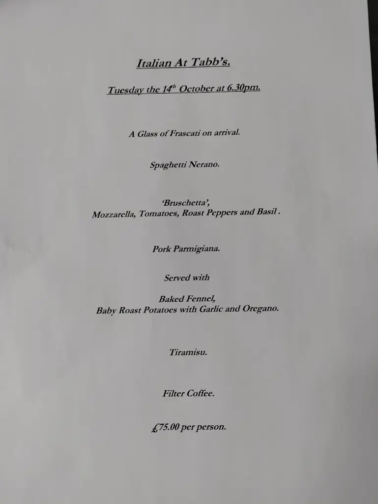 Menu_Tabbs Restaurant_Cornwall_immagine_2