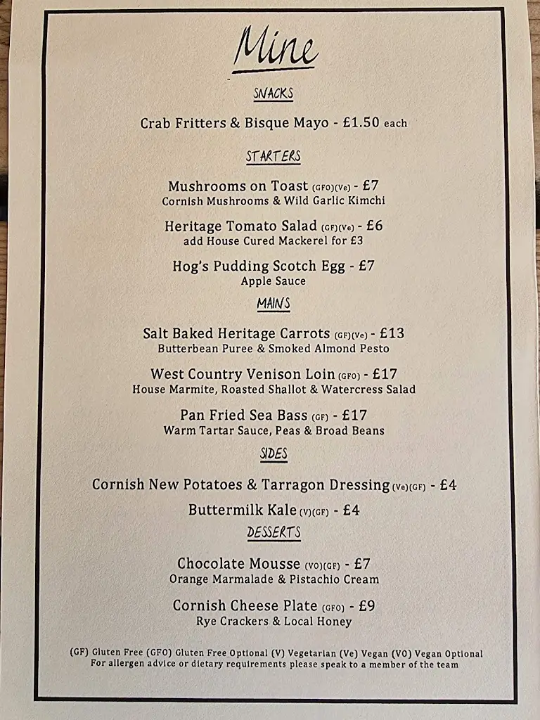 Menu_Restaurant MINE_Cornwall_image_2