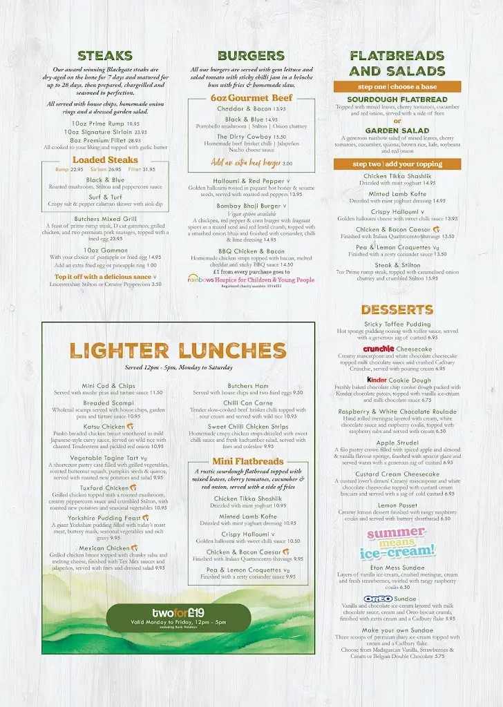 Menu_The Beeches_Ashby de la Zouch_image_1