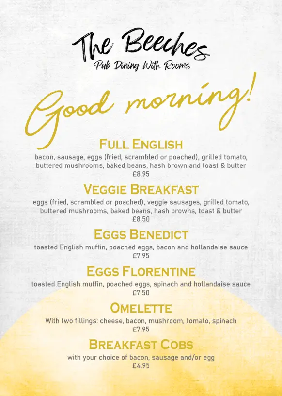 Menu_The Beeches_Ashby de la Zouch_image_4