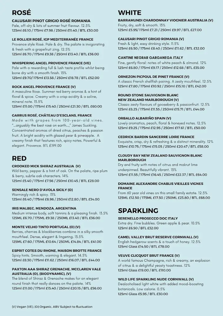 Menu_INDIDOG Harbourside Restaurant_Cornwall_immagine_2