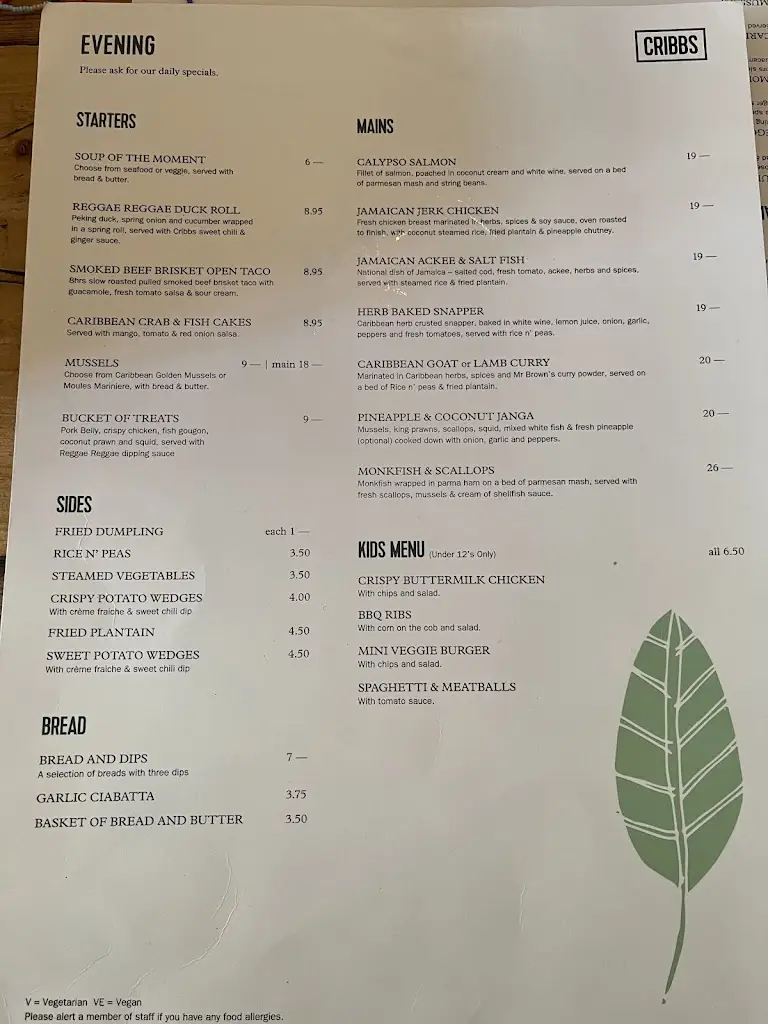 Menu_Cribbs Cornwall_Cornwall_image_1