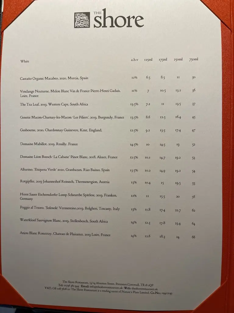 Menu_The Shore Restaurant_Cornwall_image_2