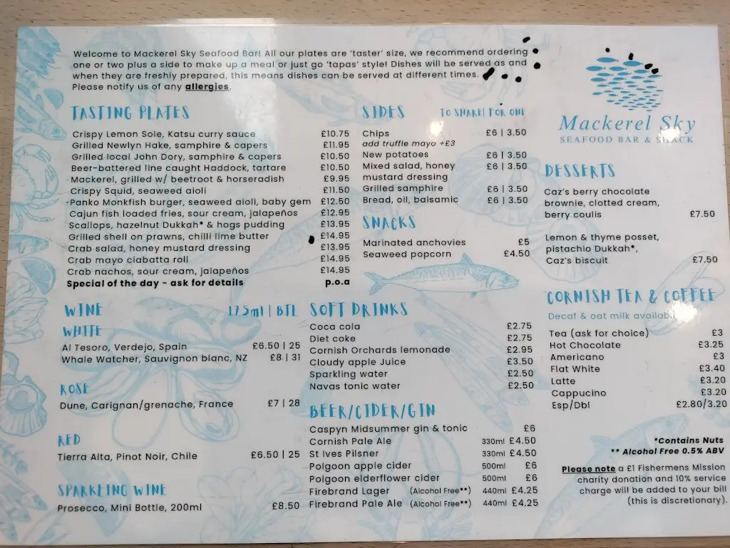 Peter Drake_Mackerel Sky Seafood Bar_Cornwall_recensione