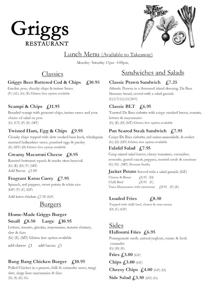 Menu_Griggs Restaurant_Cornwall_image_3