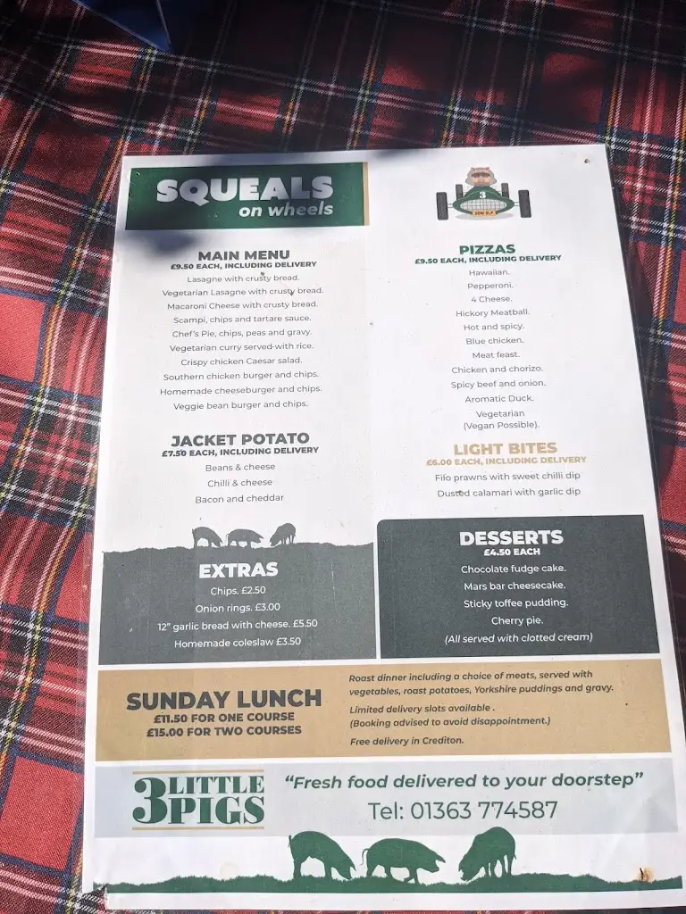 Menu_The Three Little Pigs_Copplestone_image_3