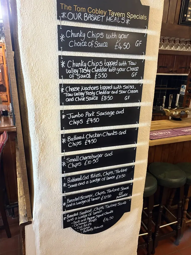 Menu_Tom Cobley Tavern_Copplestone_image_1