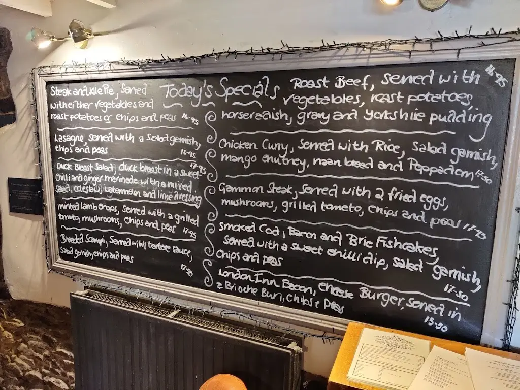 Menu_The London Inn_Copplestone_image_1