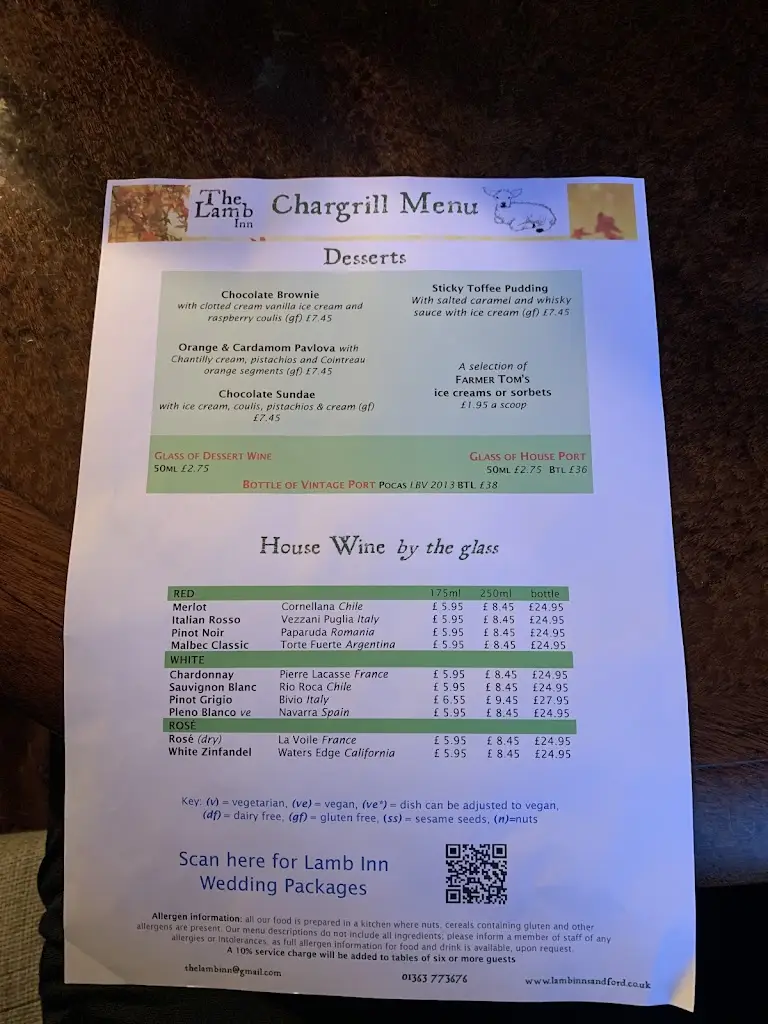 Menu_The Lamb Inn at Sandford_Copplestone_imagen_2