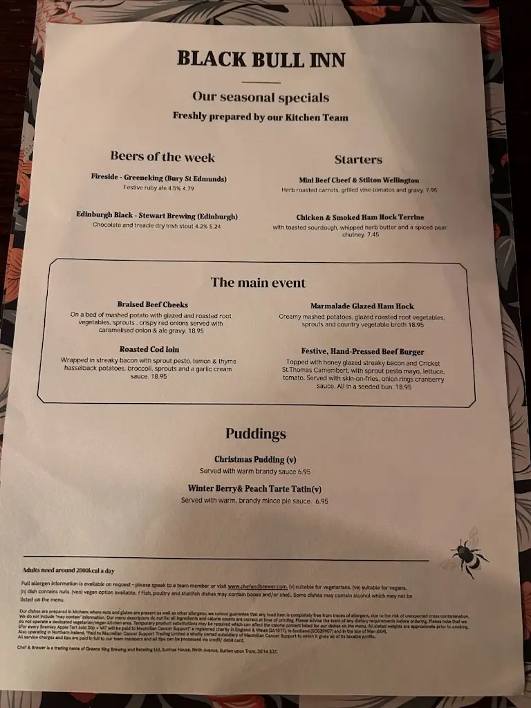 Menu_Black Bull_Corbridge_image_2