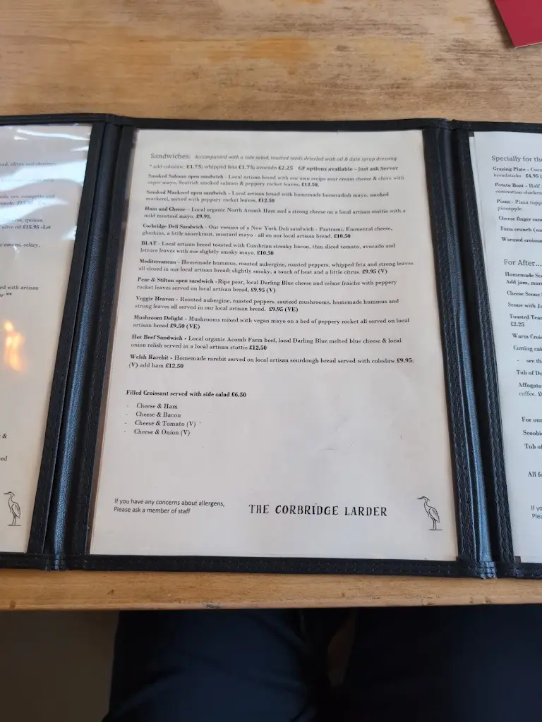 Menu_The Corbridge Larder_Corbridge_image_4