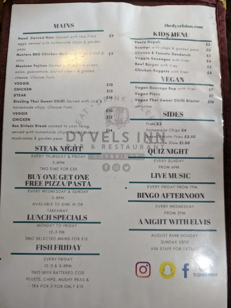 Menu_The Dyvels Inn_Corbridge_image_4