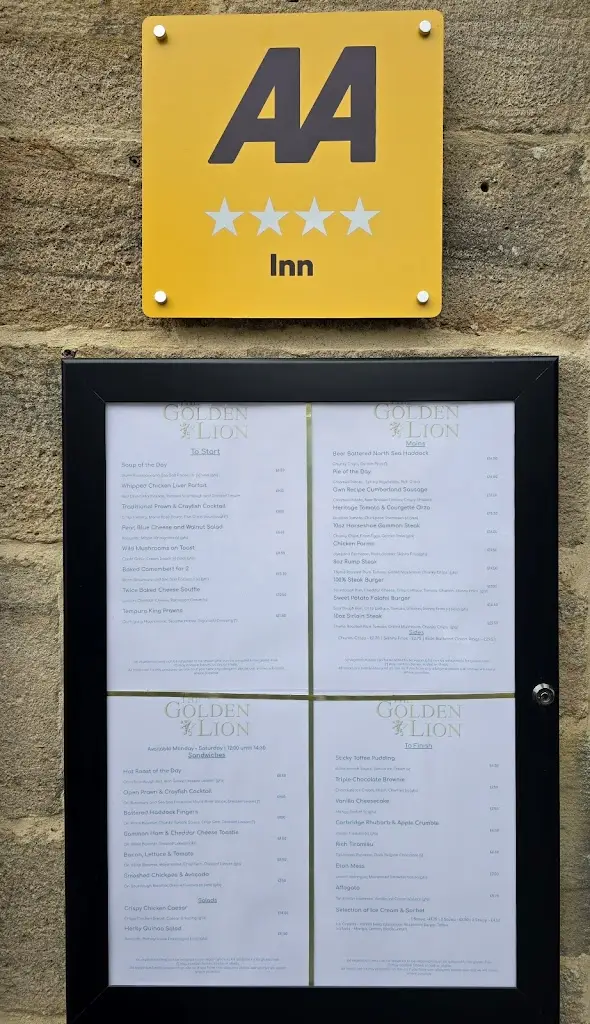 Menu_Golden Lion_Corbridge_image_3