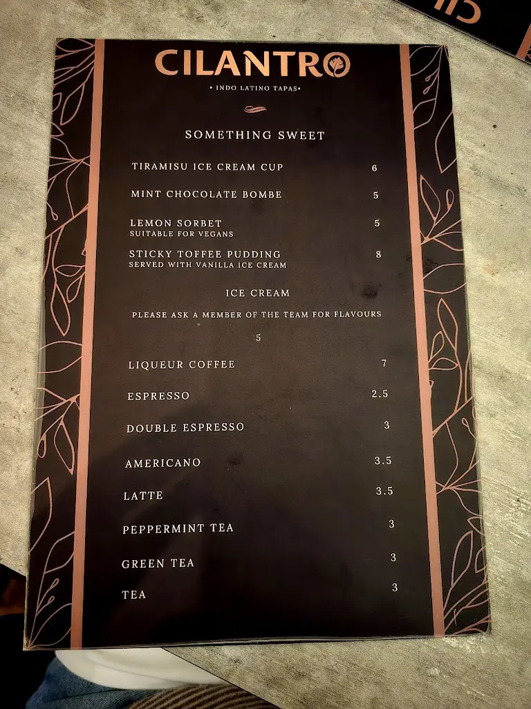 Menu_Cilantro Hexham_Corbridge_image_4