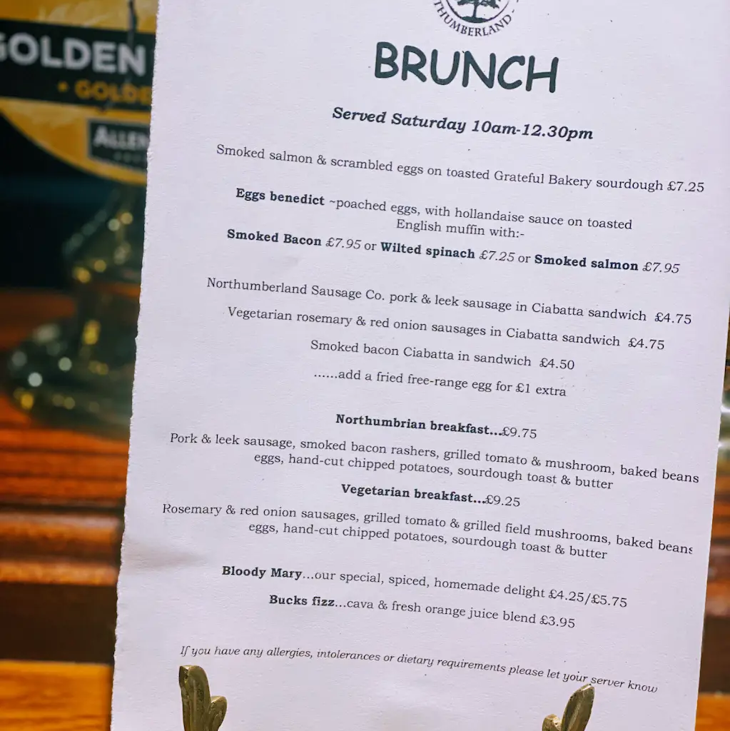 Menu_Heart of Northumberland_Corbridge_image_3