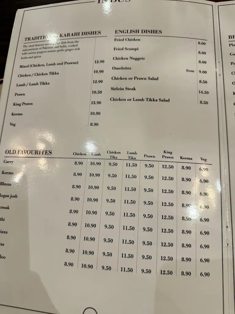 Menu_The Indus Restaurant & Bar Conisbrough_Conisbrough_image_4