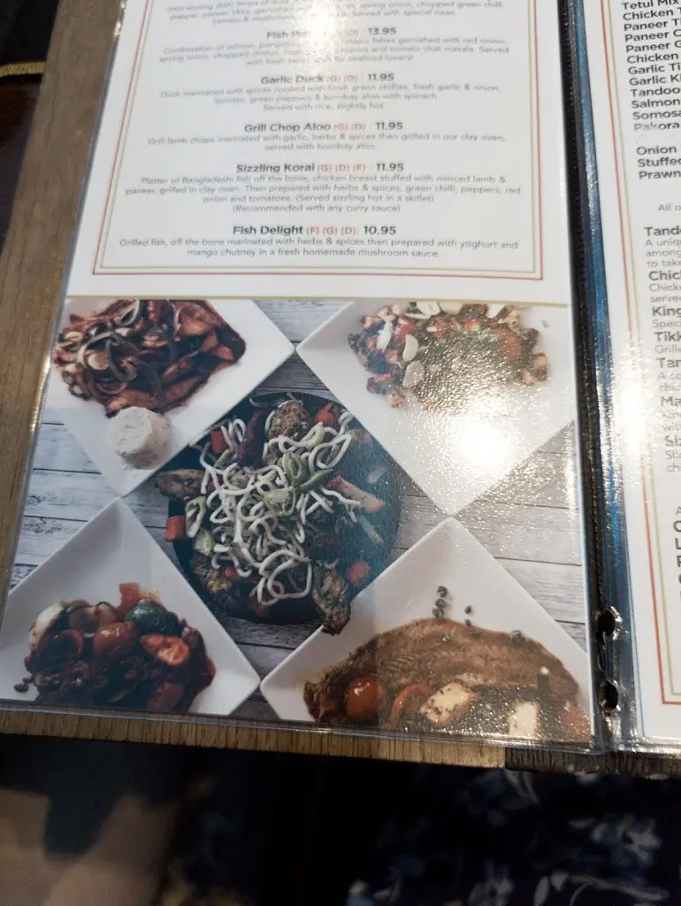 Menu_De la zouch Indian Asian Restaurant_Ashby de la Zouch_immagine_2