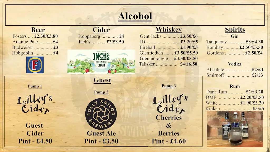 Menu_Smoked Wiener BBQ@Conis-Bar_Conisbrough_image_2