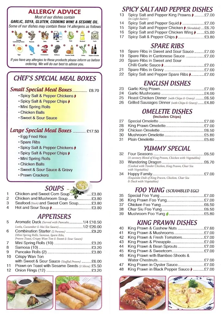 Menu_Yummy Chinese Take Away_Conisbrough_image_3