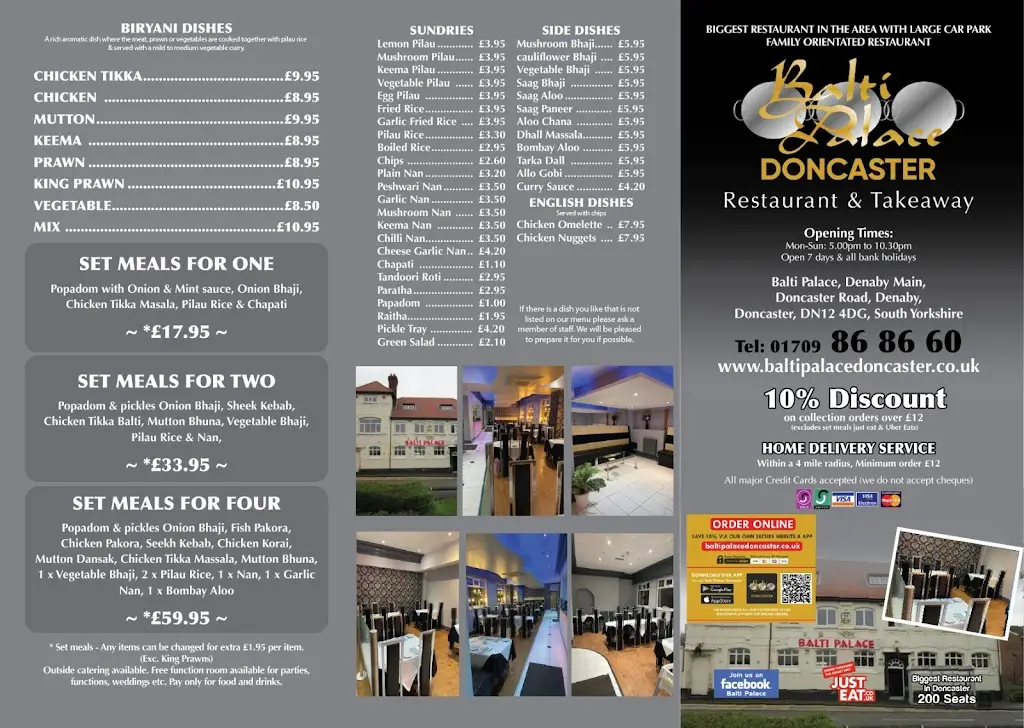 Menü_Balti Palace Denaby_Conisbrough_Bild_2