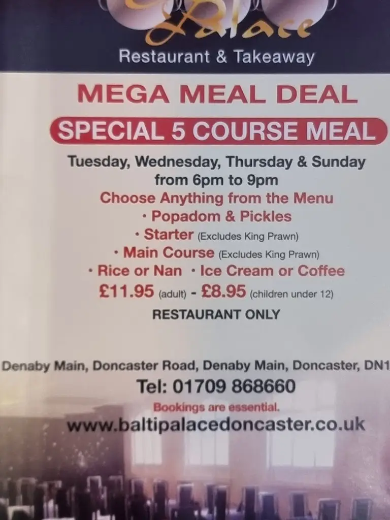 Top Ten_Balti Palace Denaby_Conisbrough_Bewertung