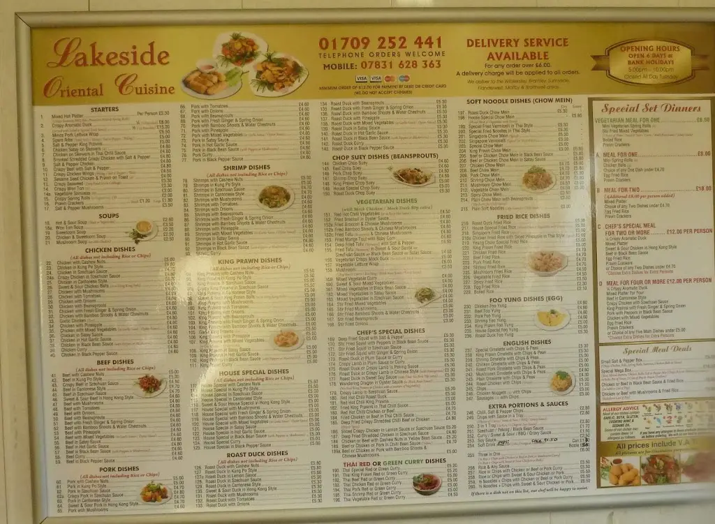 Dean Southall_Lakeside Oriental Cuisine_Conisbrough_review