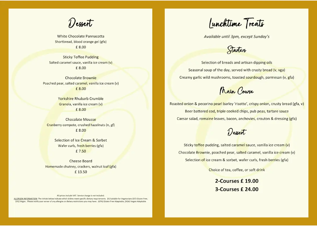 Menu_The Cadeby Pub & Restaurant_Conisbrough_image_2