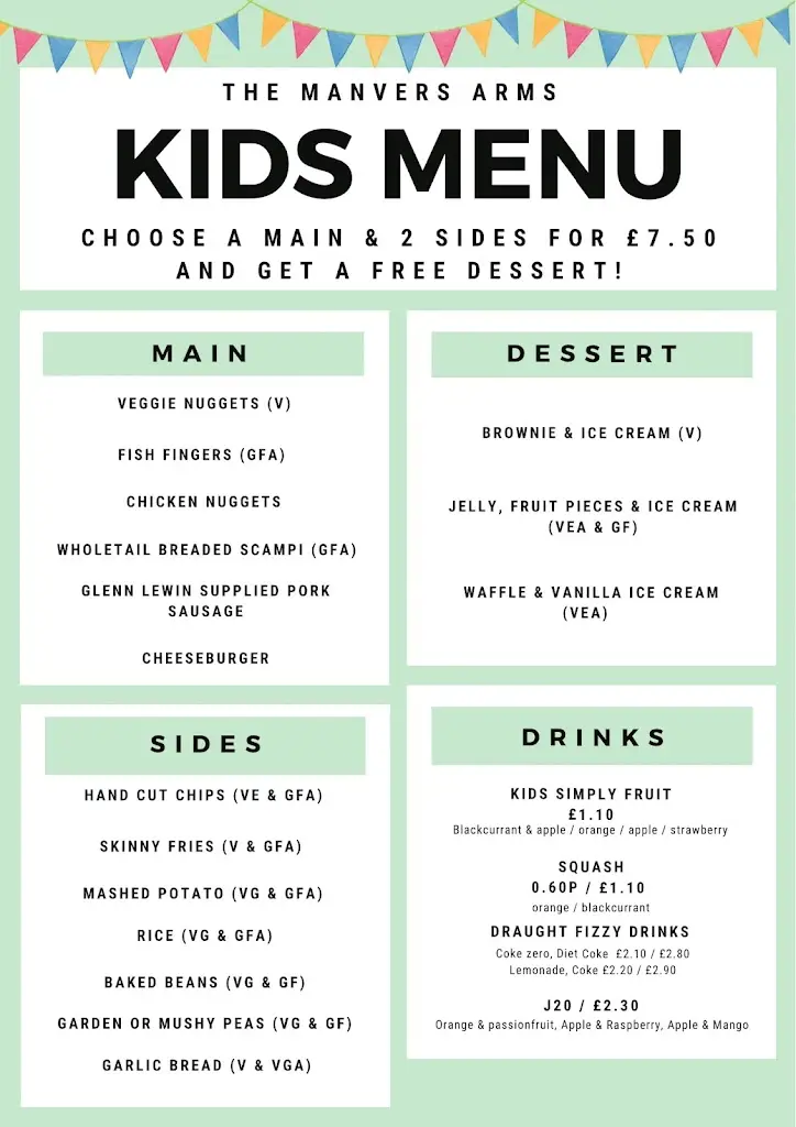 Menu_The Manvers Arms at Cotgrave_Cotgrave_image_2