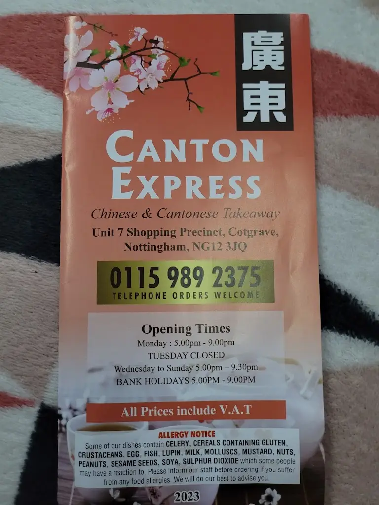 Michelle Woodward_Canton Express_Cotgrave_recensione