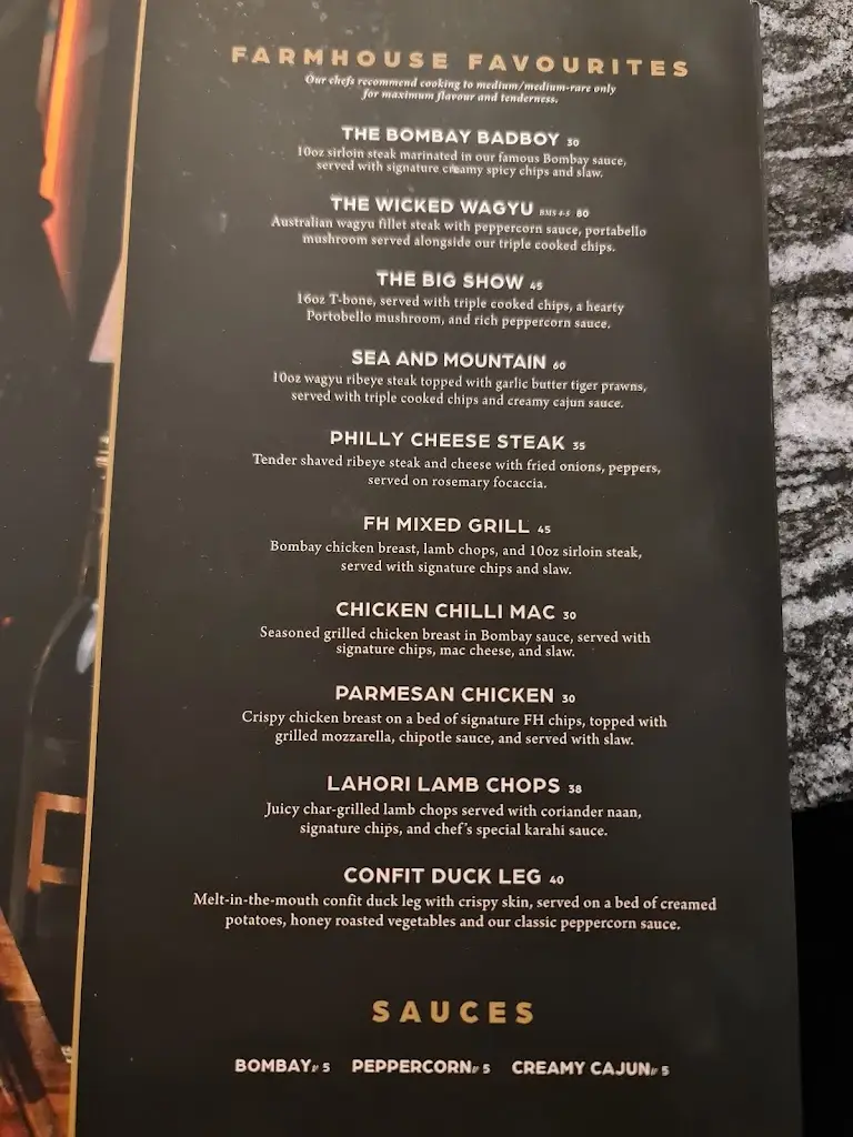 Menu_The Farmhouse_Coventry_image_3