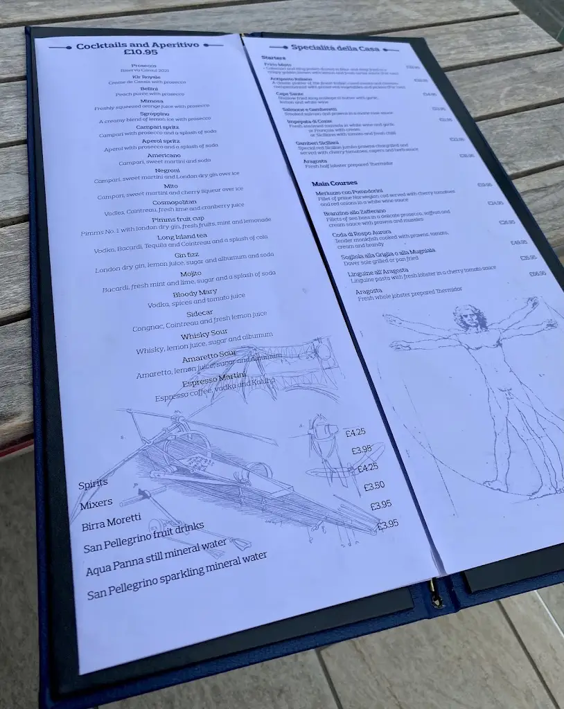 Menu_Ristorante Da Vinci_Coventry_image_2