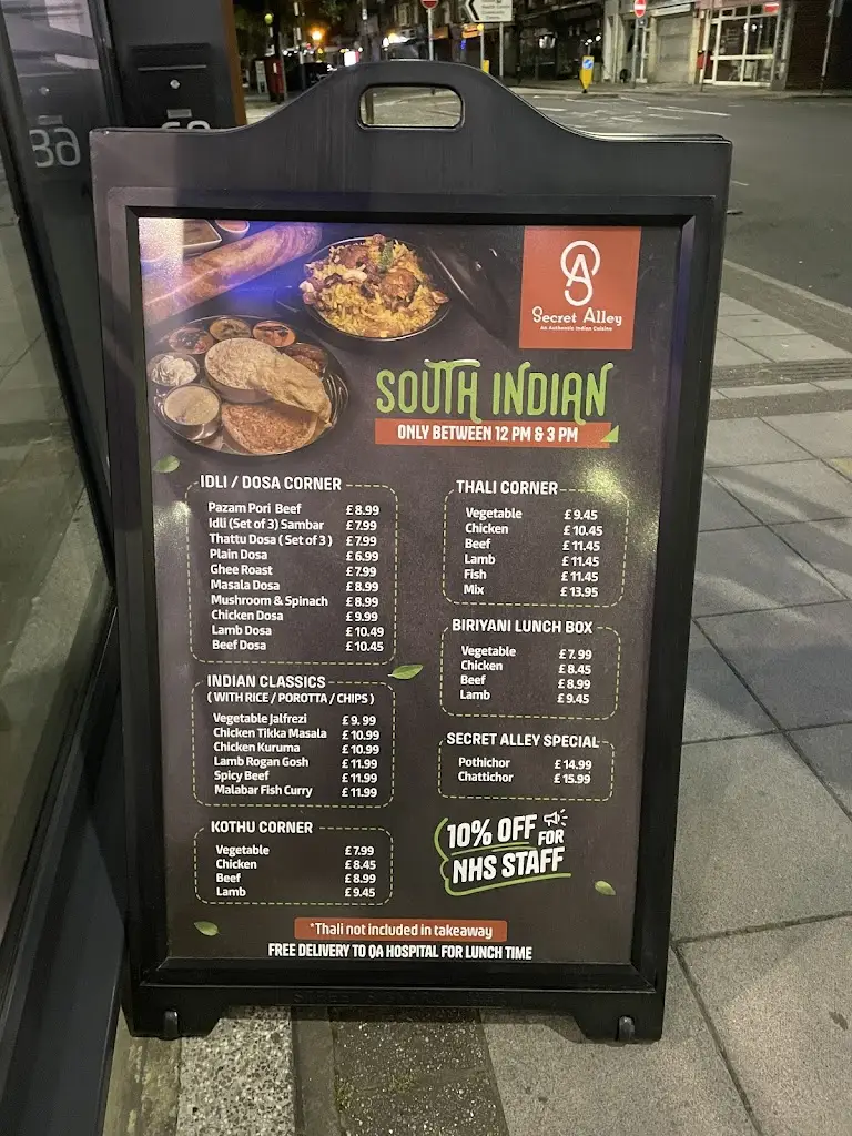 Menu_Secret Alley_Cosham_image_2