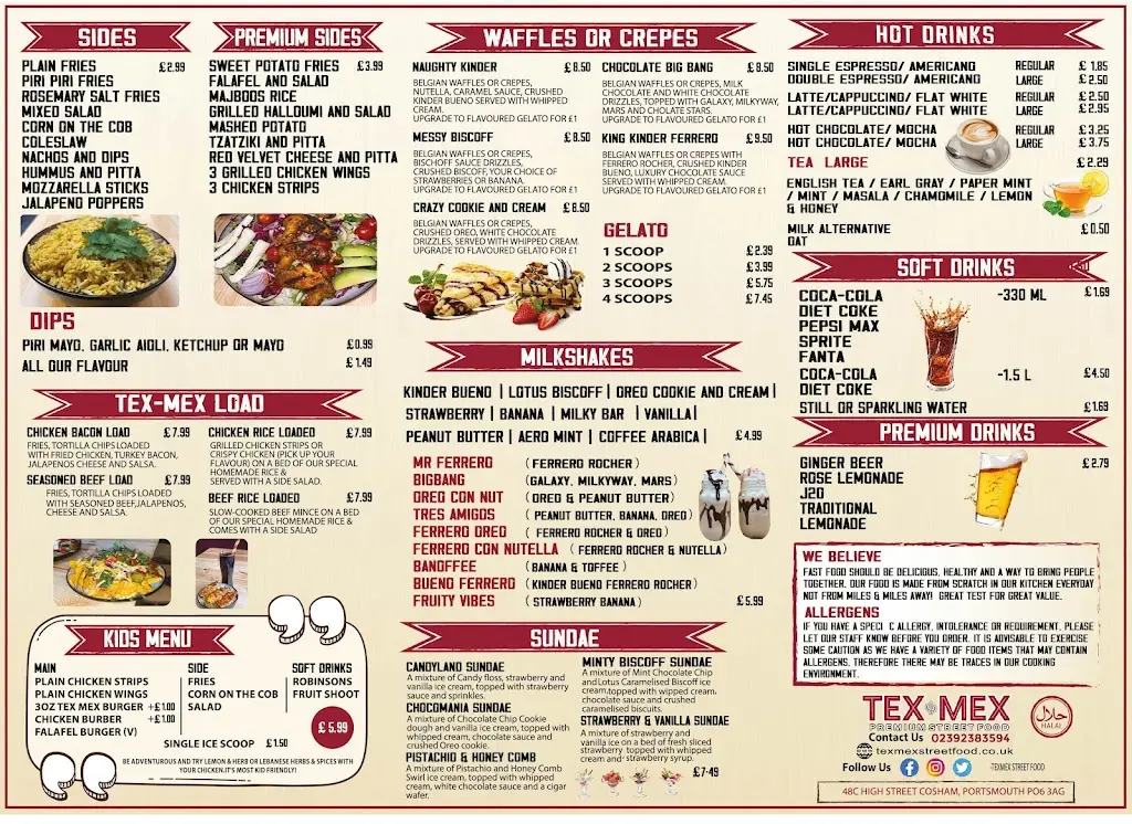 Menu_Tex Mex Premium Street Food_Cosham_image_2
