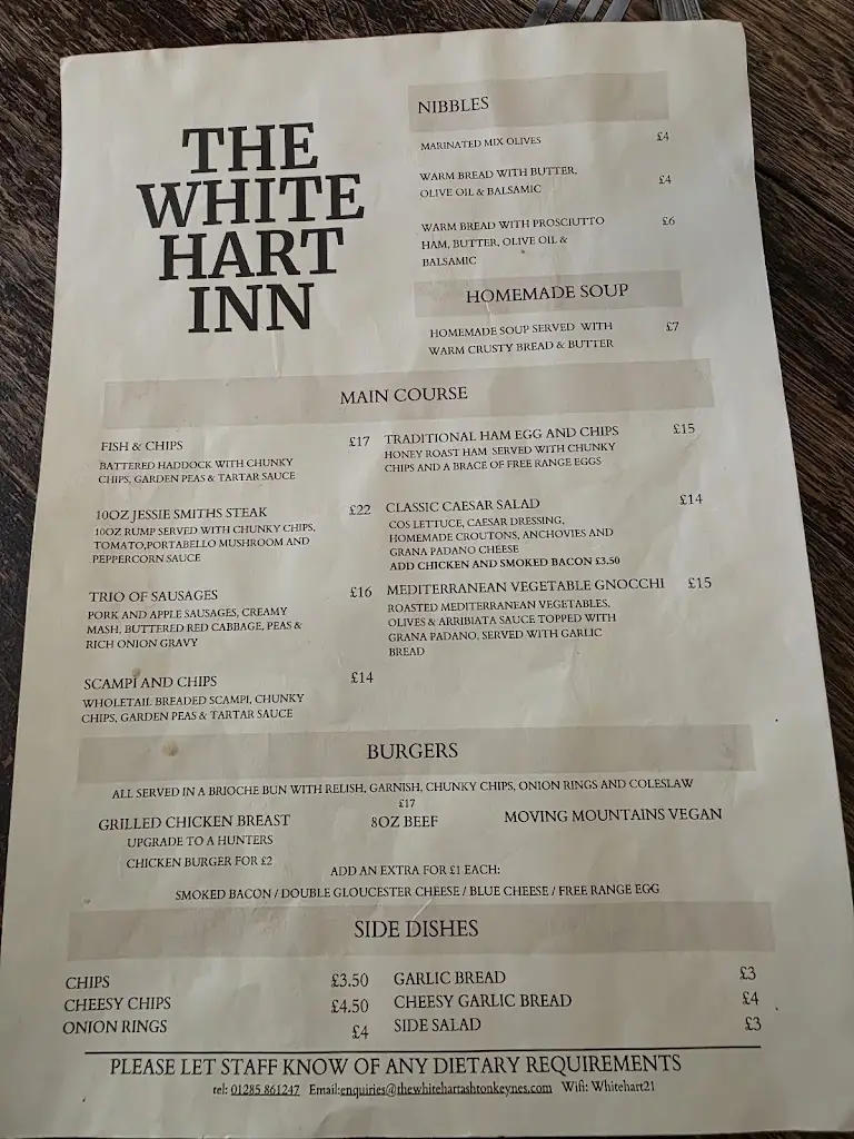 Menu_White Hart Inn_Ashton Keynes_image_1