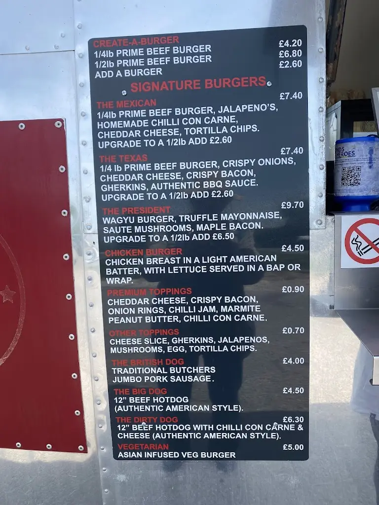 Menu_Route 66 Burger bar_Cosham_image_2