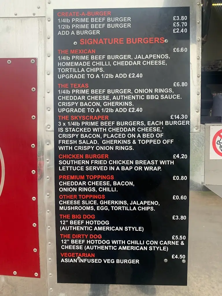 Menu_Route 66 Burger bar_Cosham_image_4