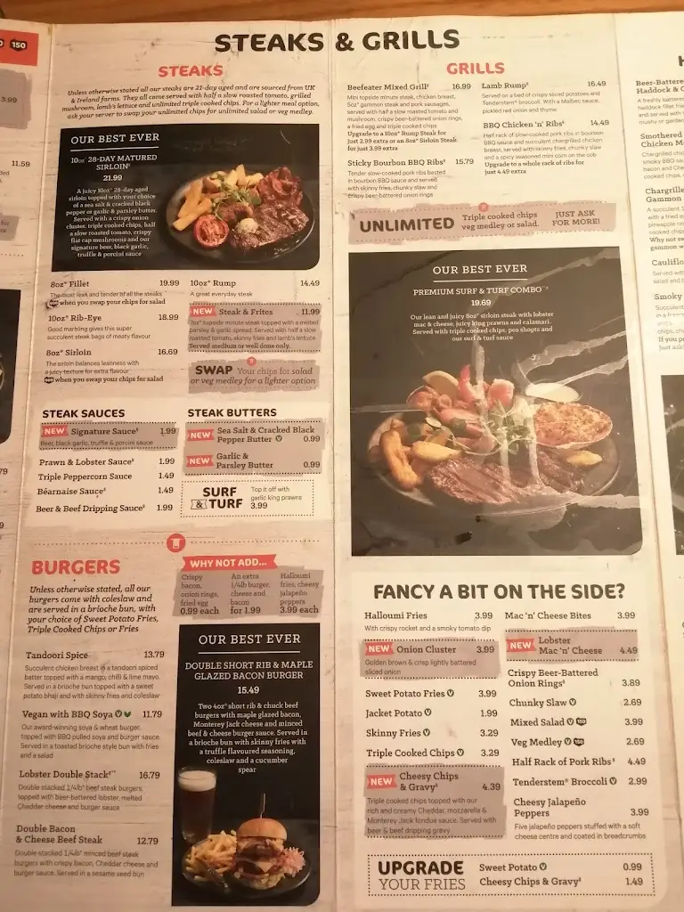 Menu_Harbour Lights Beefeater_Cosham_image_3