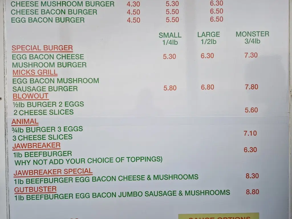 Menu_Mick's Monster Burgers_Cosham_image_2