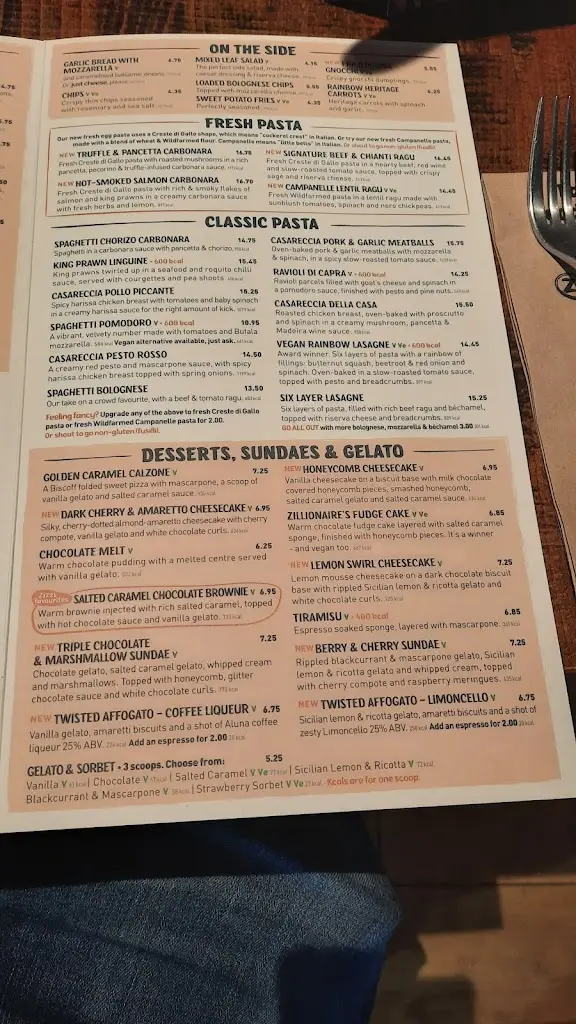 Menu_Zizzi - Port Solent_Cosham_image_2