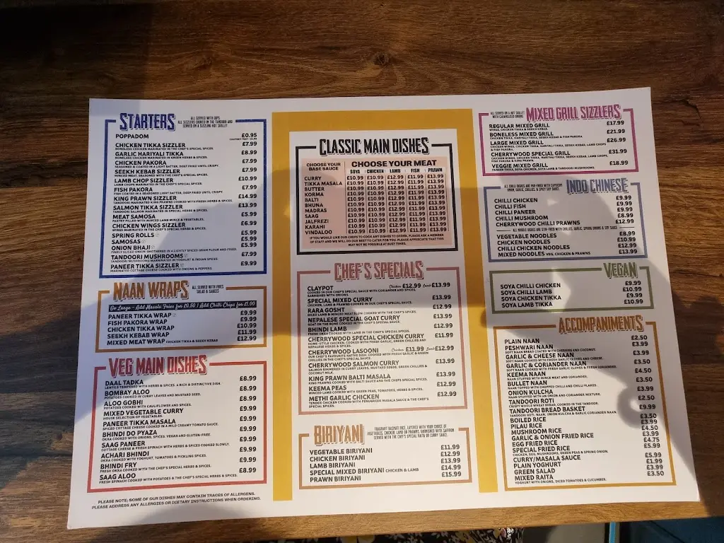 Menu_Cherrywood Smokehouse Bar & Grill_Cradley Heath_image_4