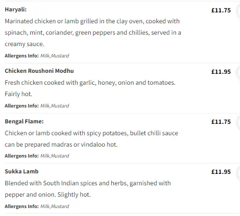 Menu_Curry Palace_Cottenham_image_4