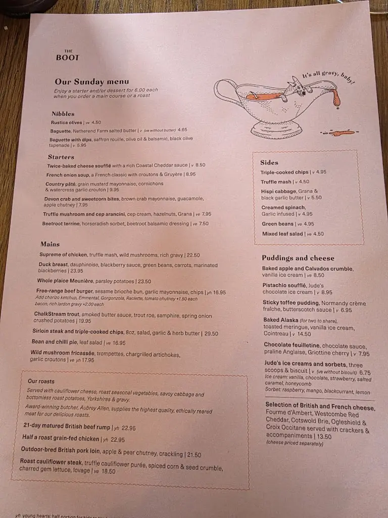 Menu_The Boot_Cottenham_image_4